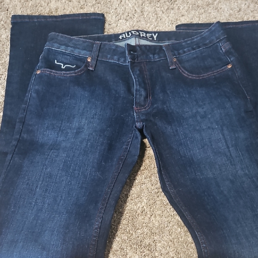 Audrey Women's Deep Indigo Skinny Jeans